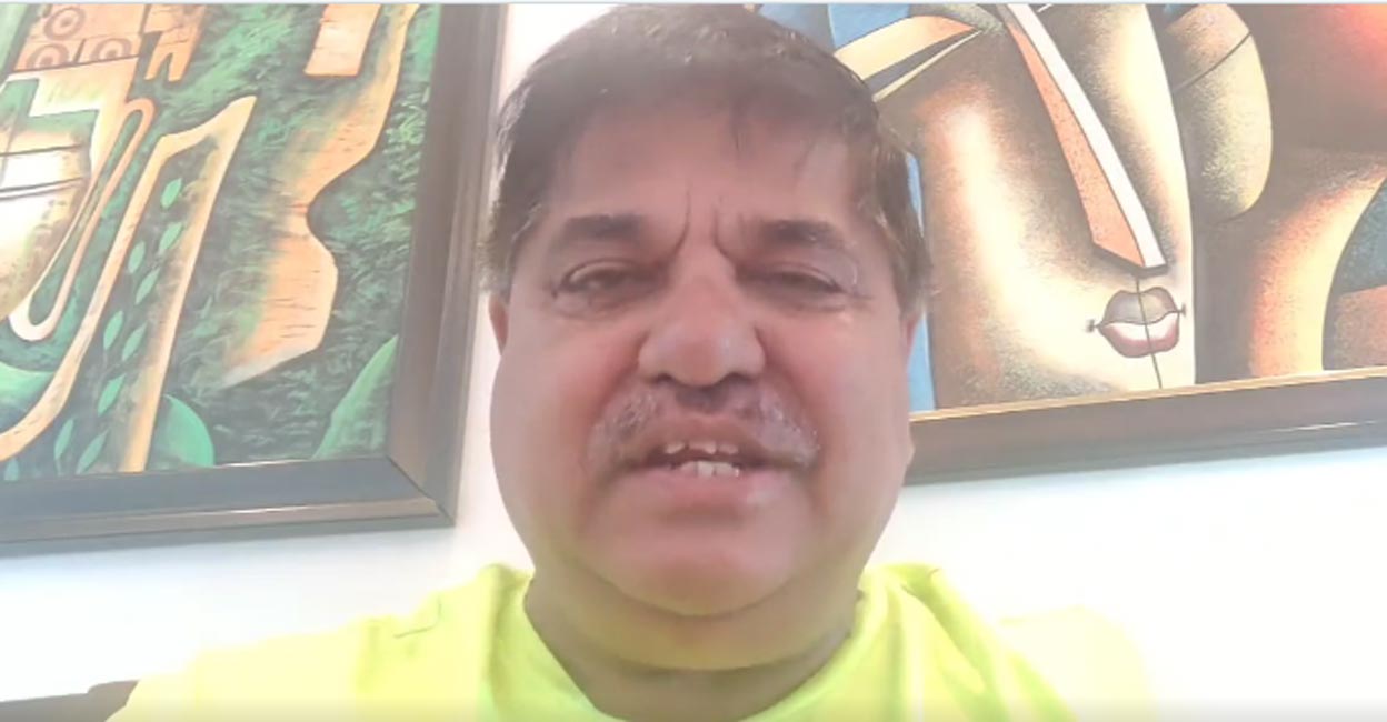  Ashok Malhotra. Screengrab
