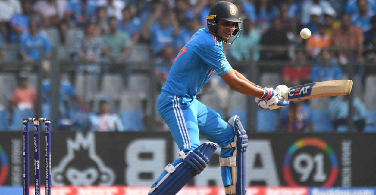 Shubman Gill in action. Photo: IANS