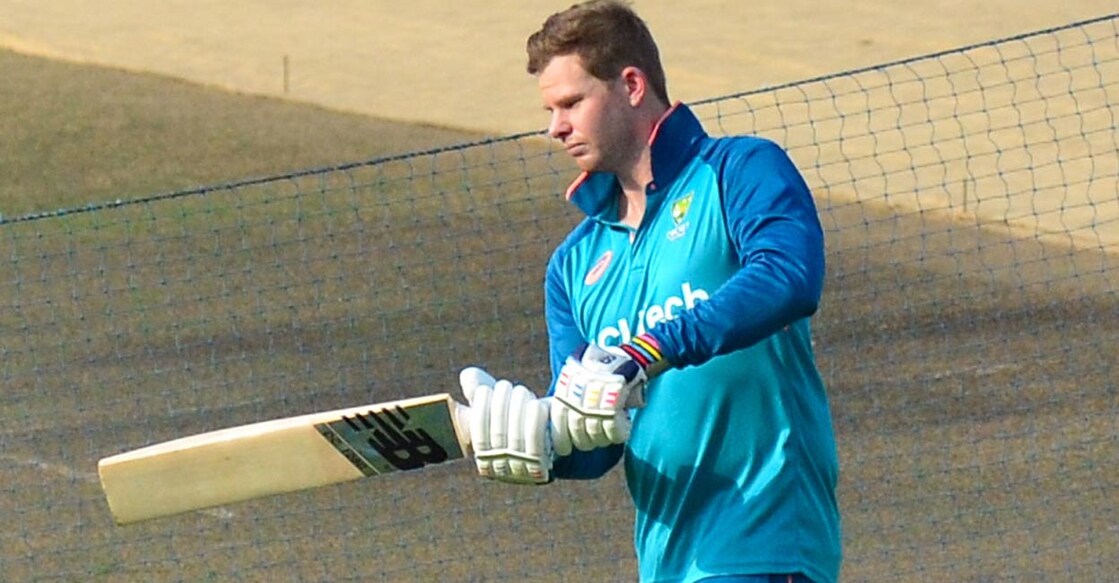 Steve Smith has already left India. File photo: IANS/Kuntal Chakrabarty