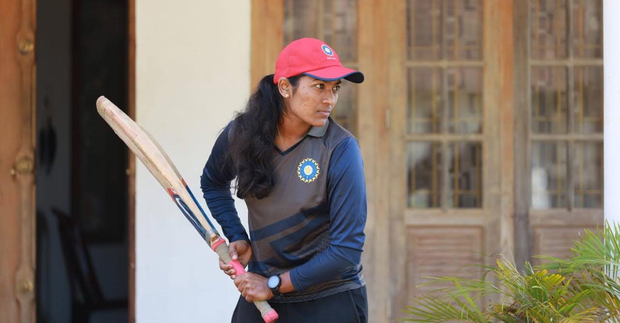 Sajana is a middle-order batter and an off-spinner. Photo: Special Arrangement