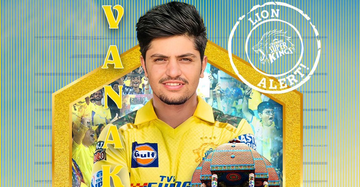 Sameer Rizvi Sameer Rizvi is a big-hitter. Photo: X@ ChennaiIPL