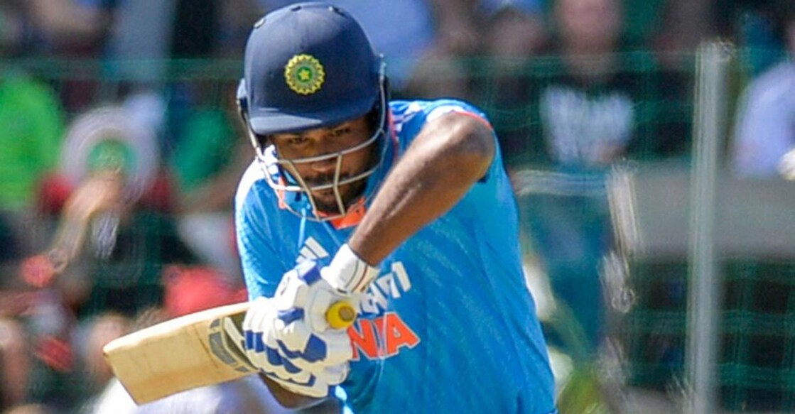 Sanju Samson gets another chance to showcase his skills. File photo: AFP/Deryck Foster