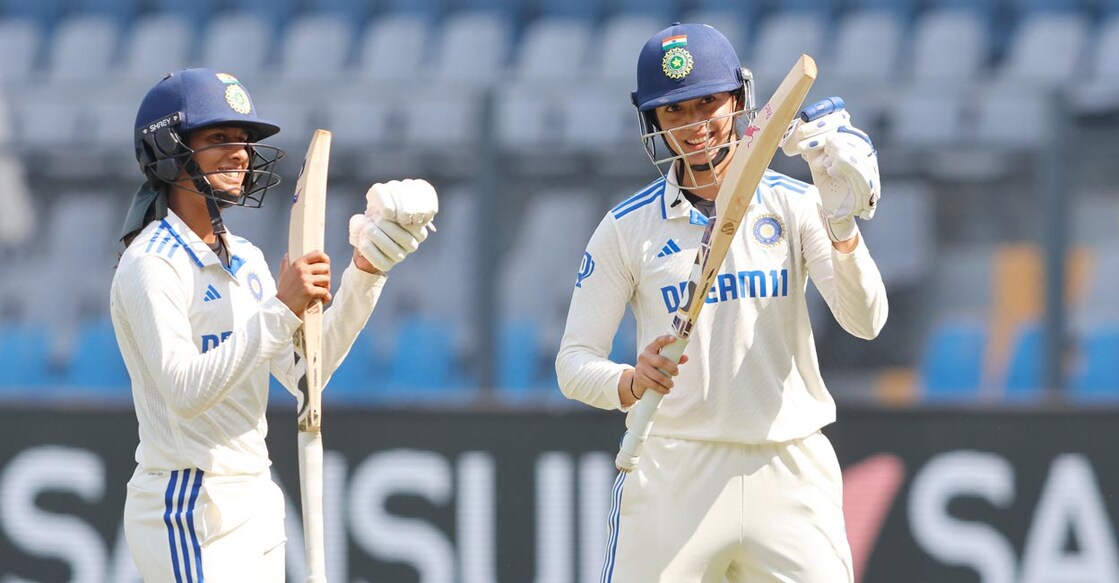 Jemimah Rodrigues and Smriti Mandhana took India home. Photo: X@BCCIWomen 