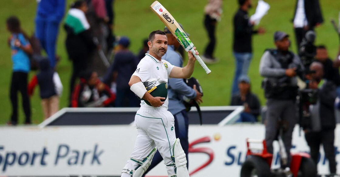 Dean Elgar made a splendid 185 in South Africa's big win in the Cenurion Test. File photo: Reuters/Esa Alexander