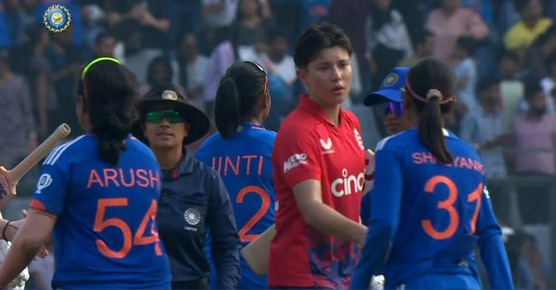 Issy Wong did the star turn for England 'A'. Photo: X@BCCIWomen