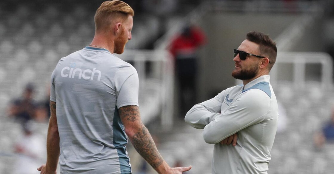 Ben Stokes and Brendon McCullum have transformed England's red-ball cricket. File photo: AFP/Ian Kington 