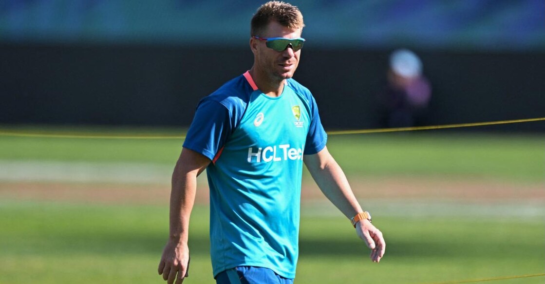 Johnson questioned Warner's (in pic) place in the side for the Pakistan series, citing his waning output in Test cricket. Fle photo: AFP/Money Sharma