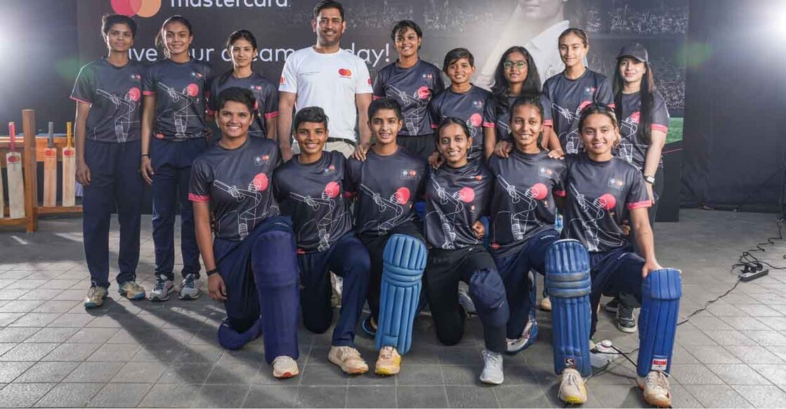 The players were selected through a social media contest hosted by Mastercard for young women cricketers. Photo: IANS