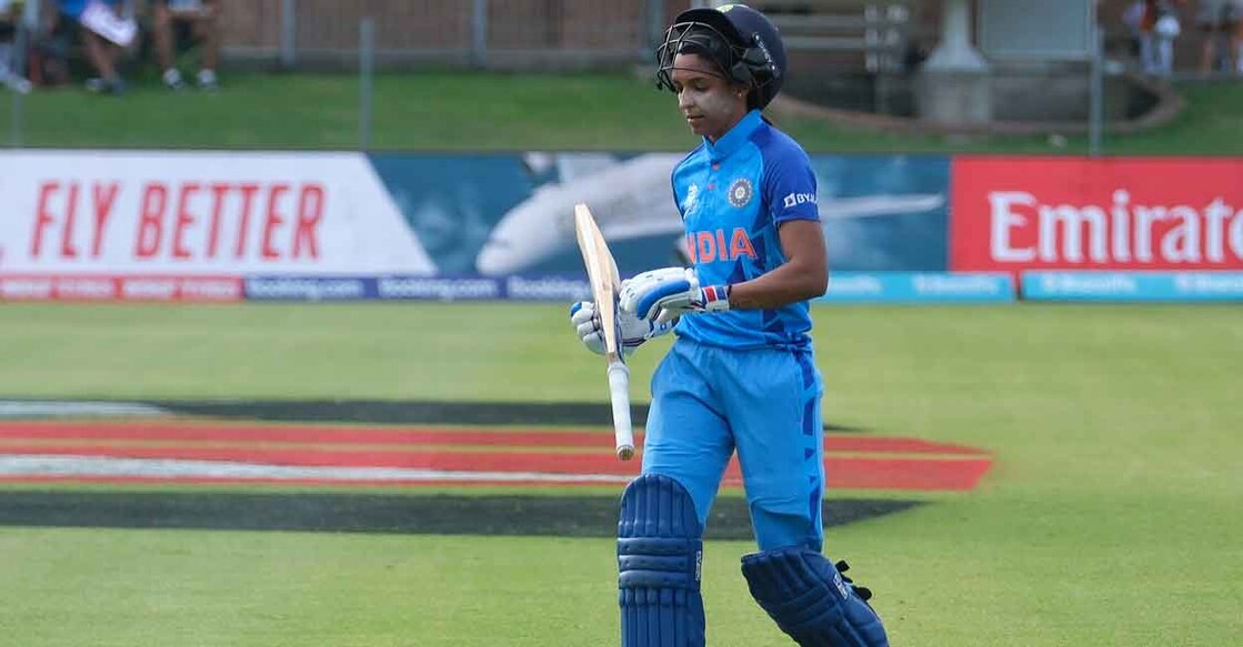 Harmanpreet Kaur's dismissal changed the complexion of the game. File photo: AFP/Michael Sheehan