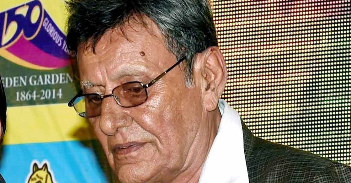 Salim Durani during a book release function in Kolkata in 2014. File photo: PTI/Swapan Mahapatra 