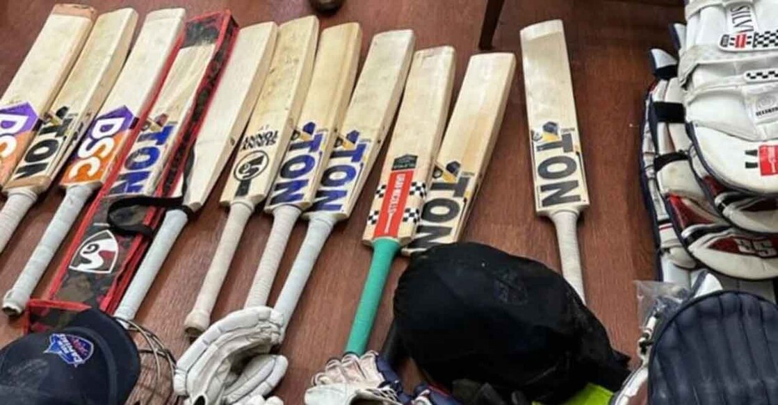 David Warner shared an Instagram story featuring the recovered equipment. Photo: IANS