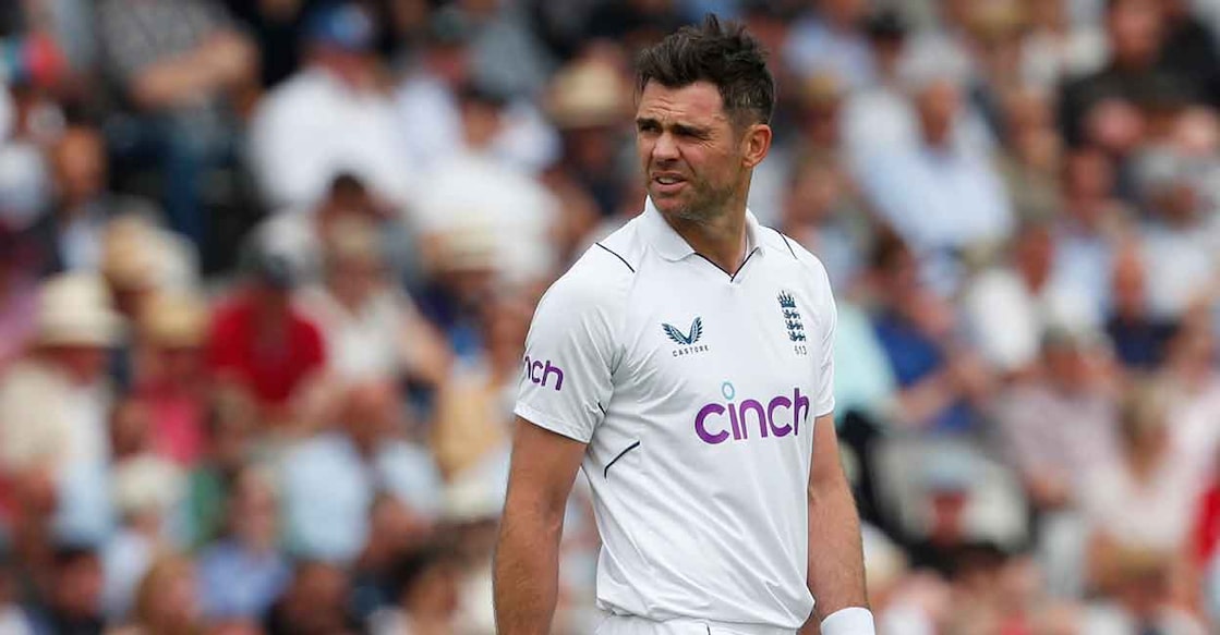 Anderson sustained the injury during the first day of the match against Somerset. File photo: AFP/Ian Kington