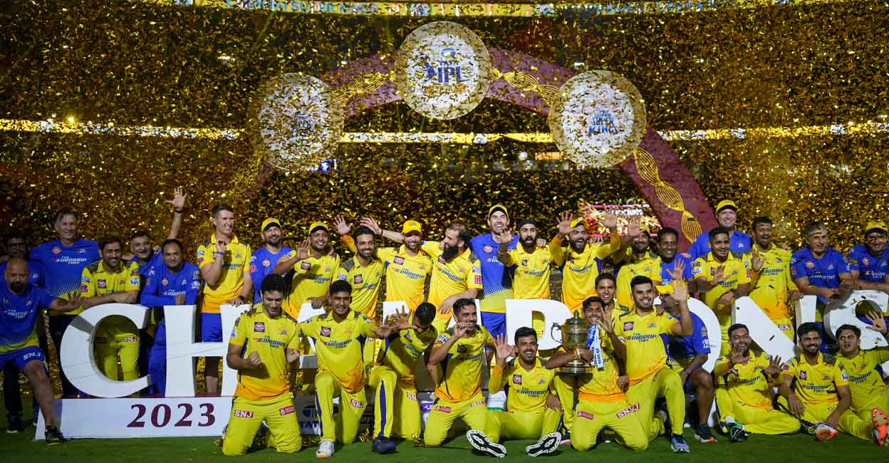 Chennai Super Kings won a thrilling final against Gujarat Titans. File photo: PTI/Kunal Patil