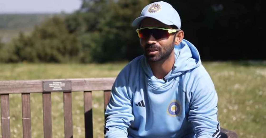 Rahane Rahane thanked his family and friends for the support he got during his time away from the national team. Photo: Screengrab