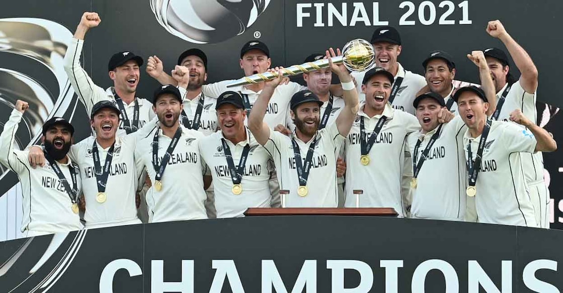 New Zealand won the inaugural edition of the WTC in 2021. File photo: AFP/Glyn Kirk