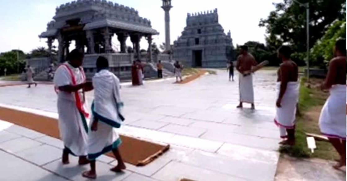 Venkatesh Iyer shared the video on Instagram. Screengrab