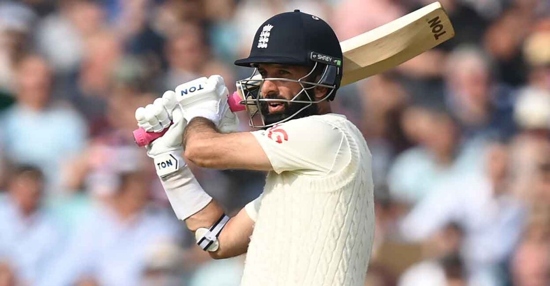Moeen Ali played his last Test against India in September, 2021. File photo: AFP/Daniel Leal