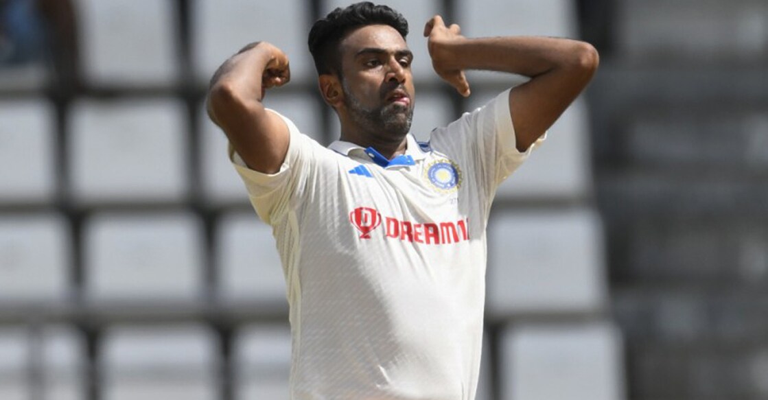 R Ashwin R Ashwin in action on the opening day of the first Test. Photo: AFP/Randy Brooks