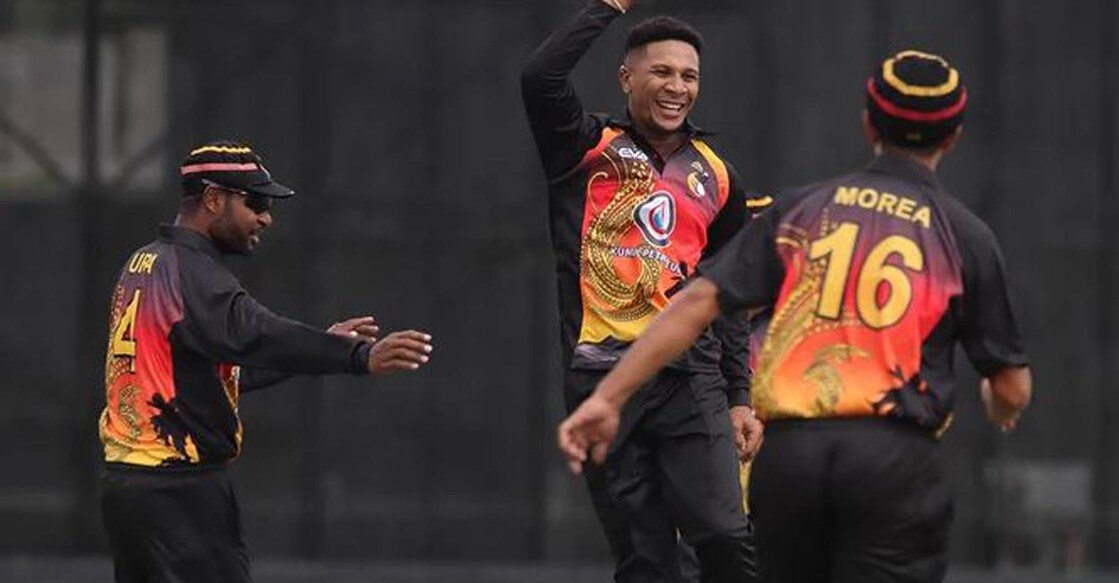 Papua New Guinea outplayed the Philippines by 100 runs. Photo: Twitter@ICC