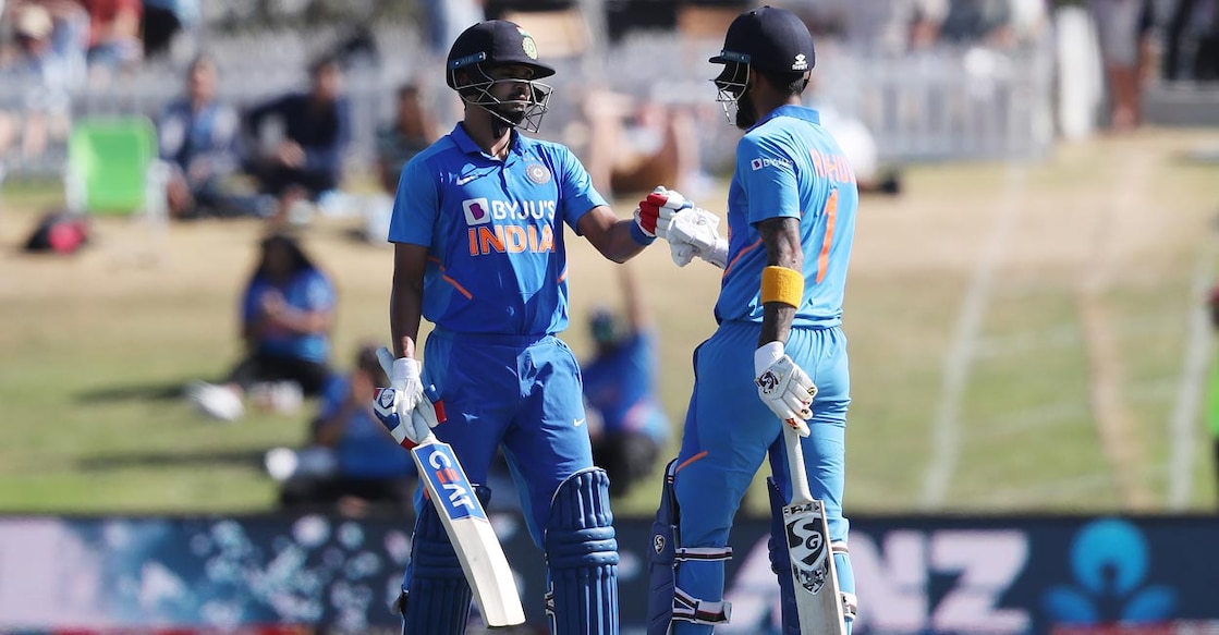 Shreyas Iyer and K L Rahul are key players for India in the middler overs. File photo: AFP/Michael Bradley