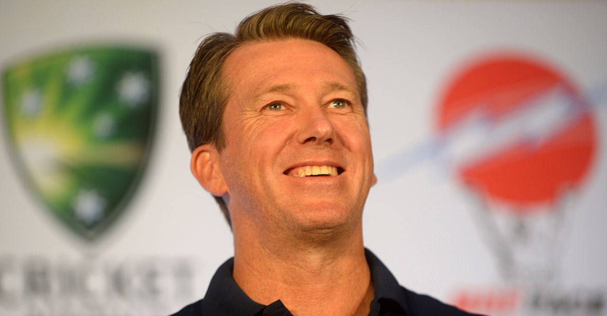 Former Australian cricketer Glenn McGrath. Photo: Arun Sankar / AFP