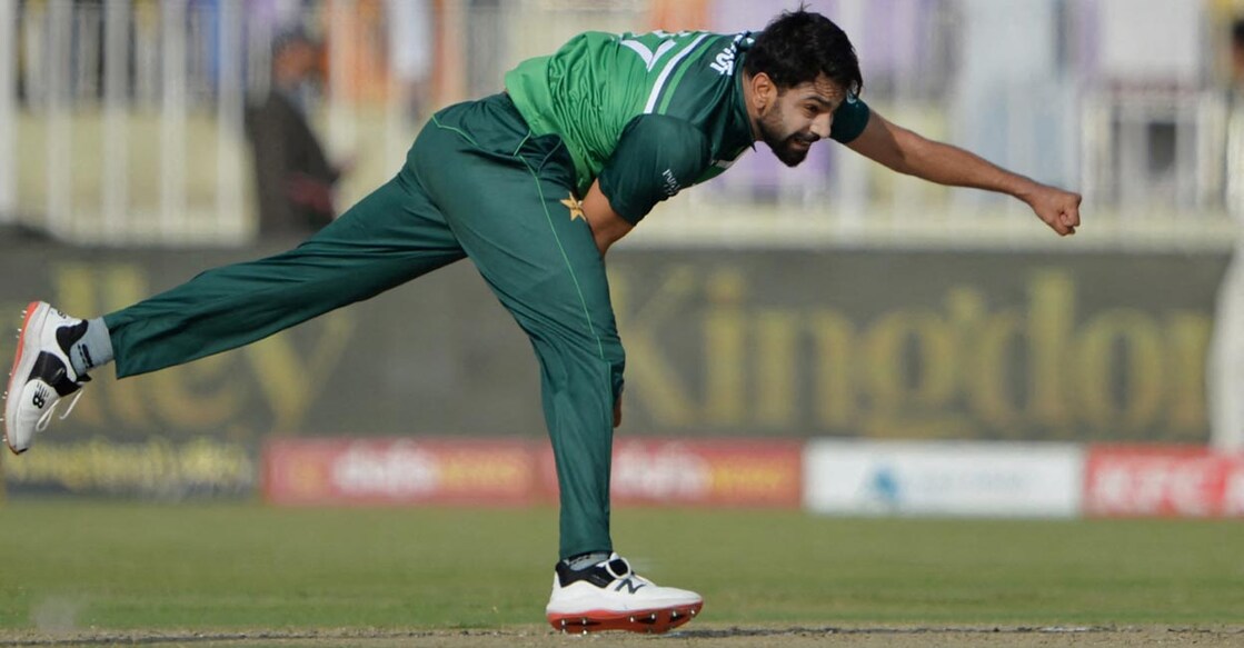 Haris Rauf picked up an injury during the Super Four match against India. File photo: AFP/Farooq Naeem