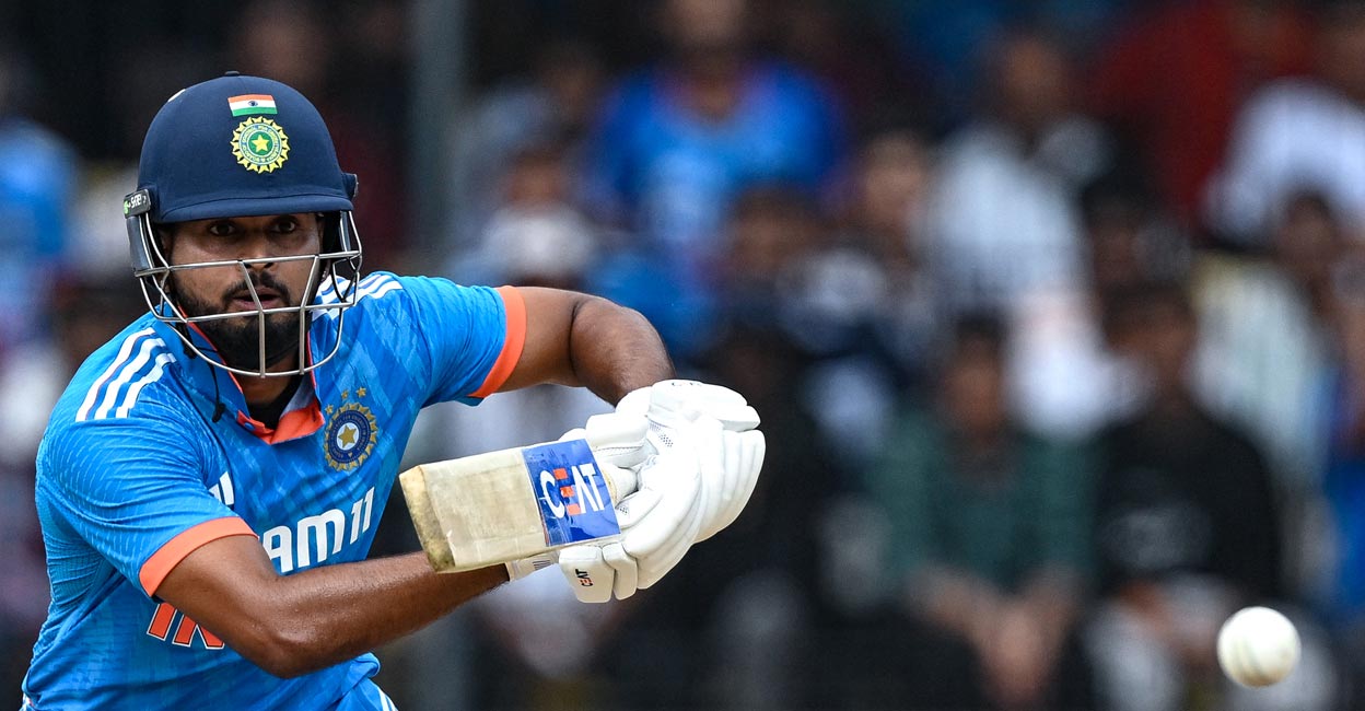 Indore ODI: Iyer falls after ton, India eye big total