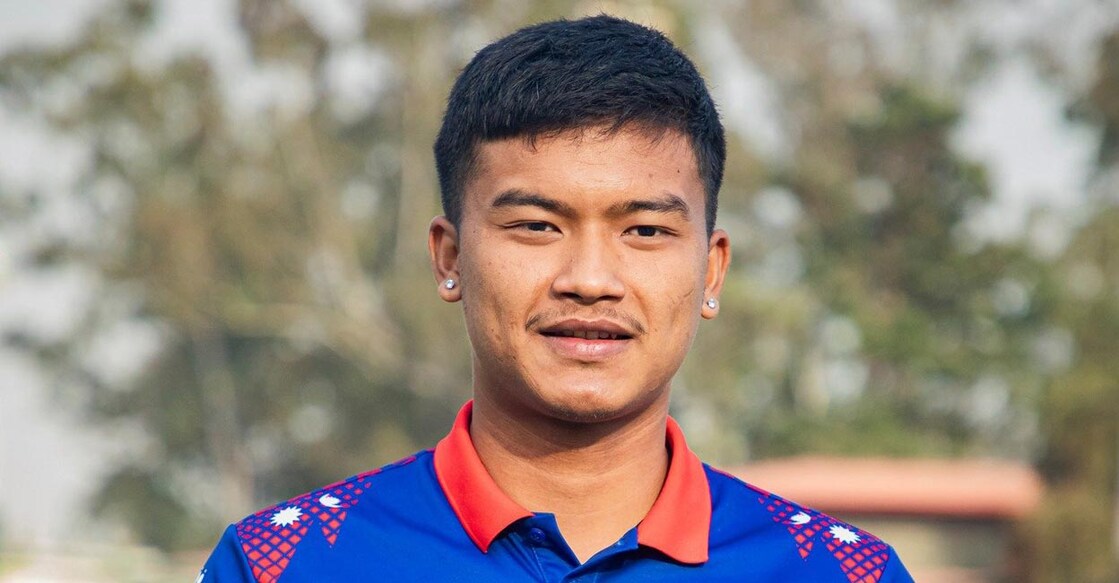 Kushal Malla struck the fastest-ever T20I hundred off 34 balls. Photo: X@ICCAsiaCricket