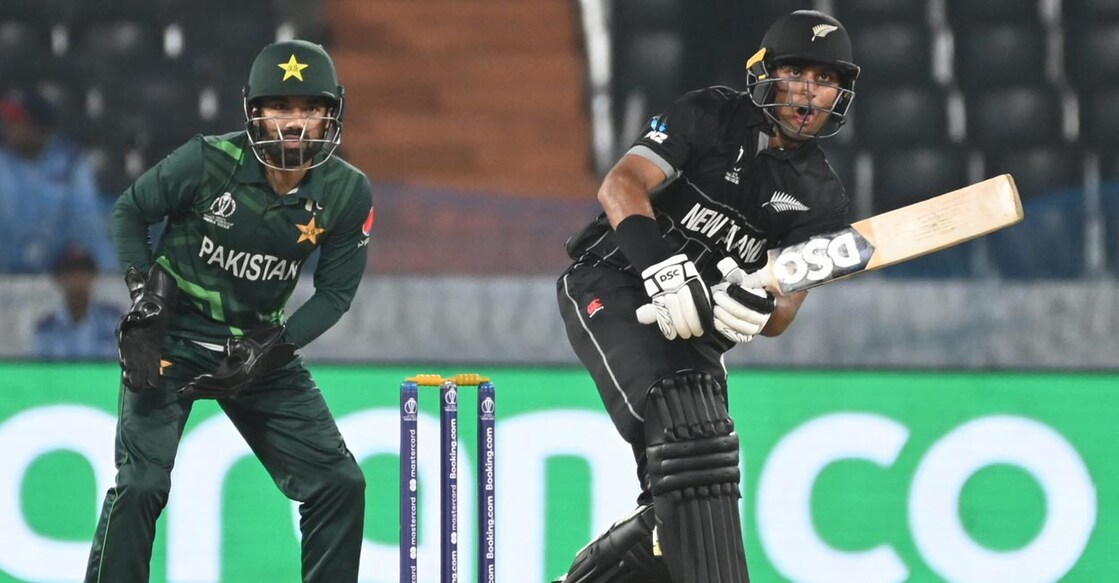 Rachin Ravindra Rachin Ravindra smashed 97 for the Kiwis. Photo: PTI