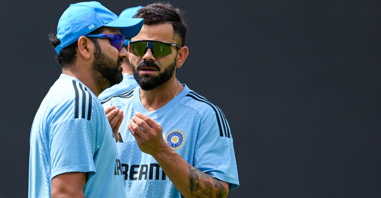 Rohit Sharma and Virat Kohli Senior pros Rohit Sharma and Virat Kohli will be eager to pull their weight. File photo: AFP/Ishara S Kodikara