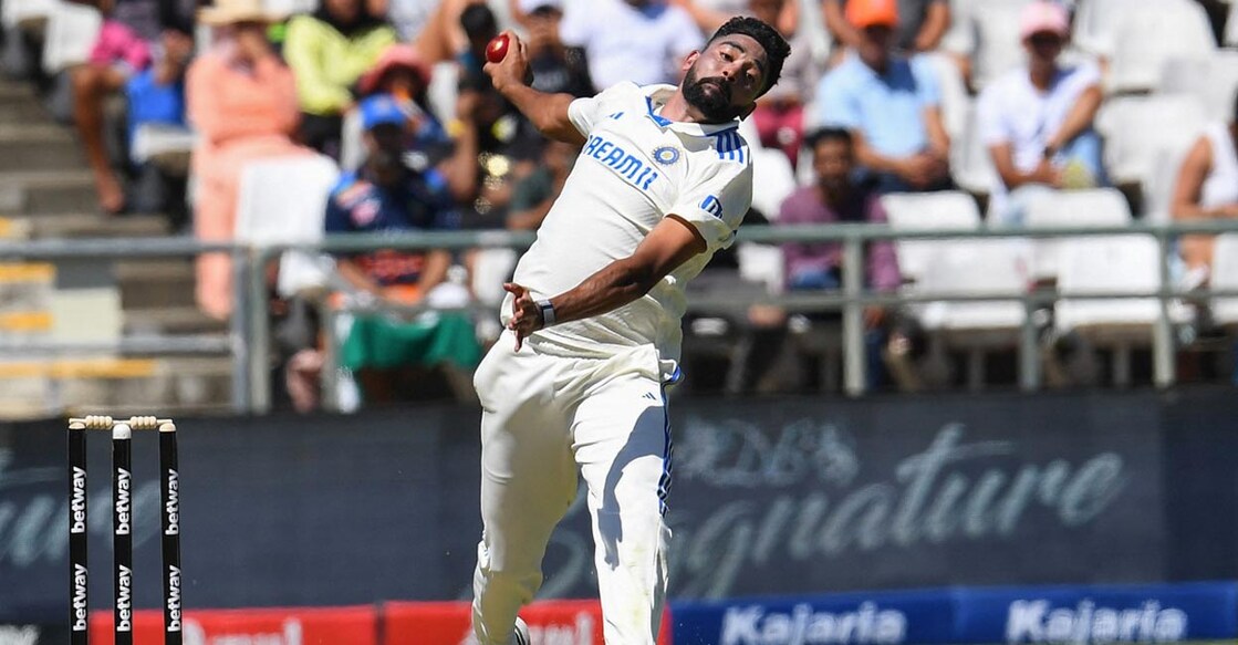 Siraj claimed a career-best 6/15. Photo: AFP/Rodger Bosch 