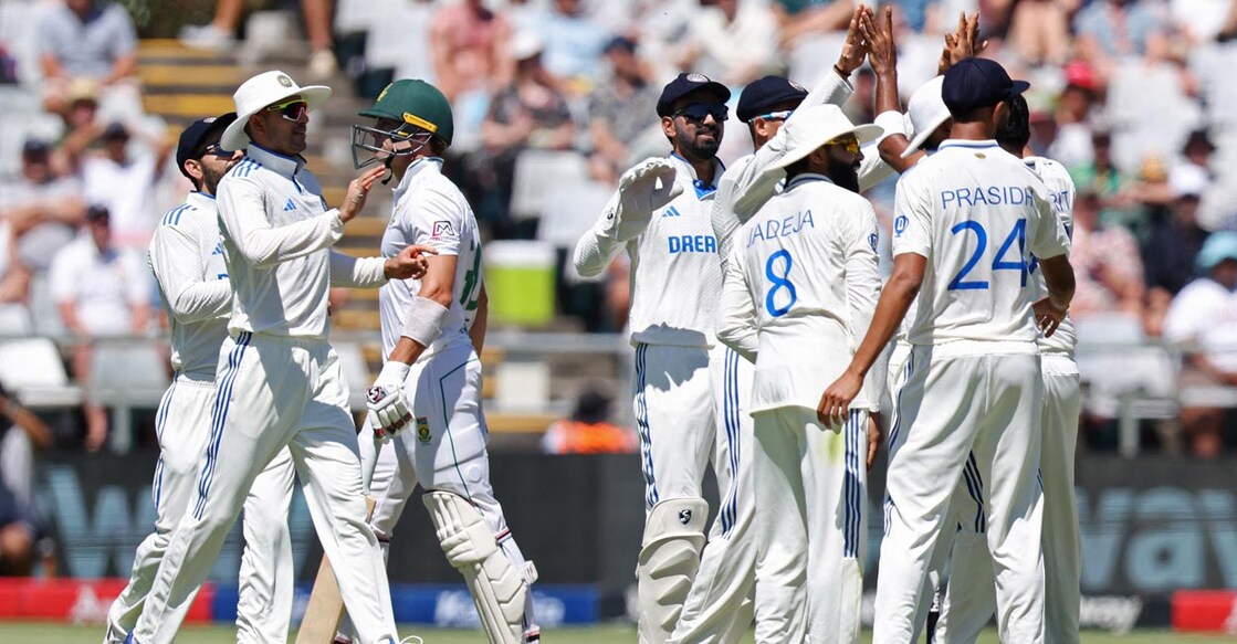 The Newlands contest lasted 642 balls with India registering a series-levelling victory in the shortest ever Test. File photo: AFP/Esa Alexander