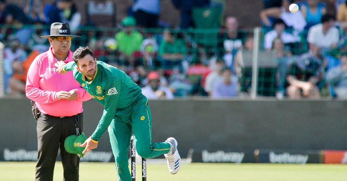 Keshav Maharaj has been a consistent performer for South Africa. File photo: AFP/Deryck Coster