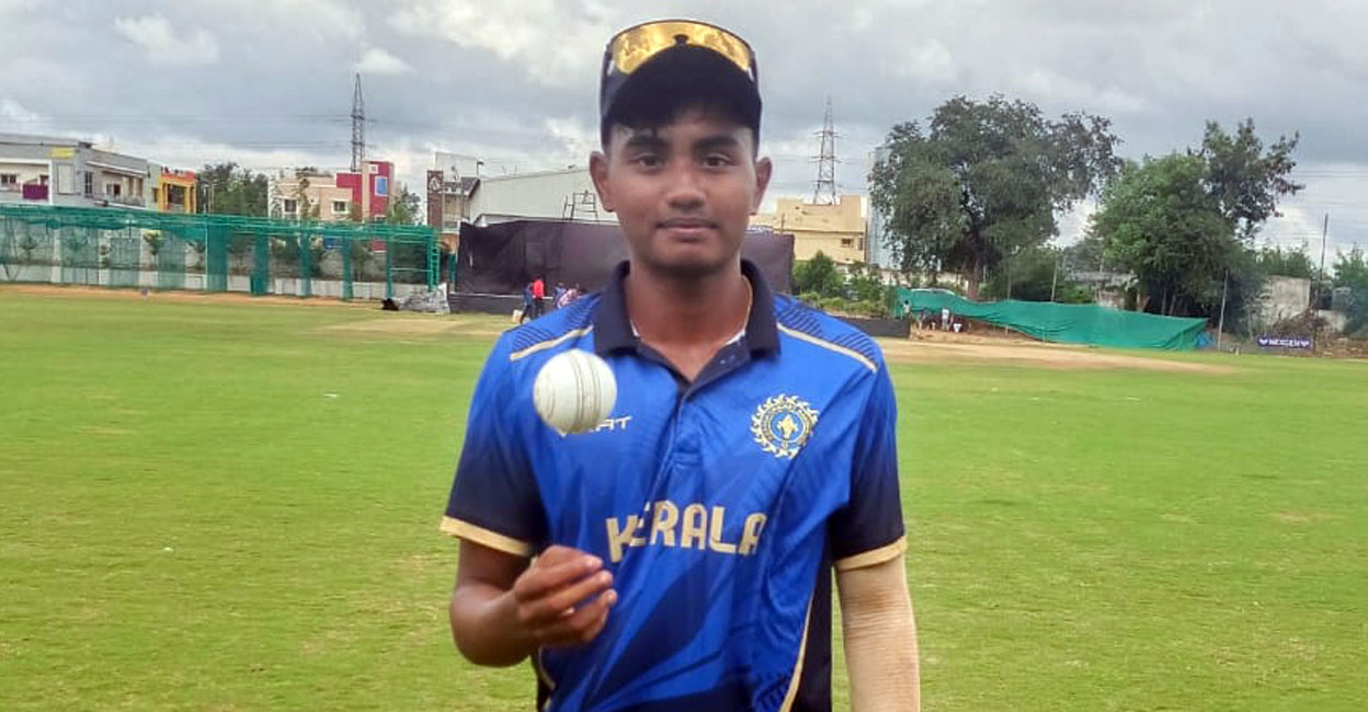 adithya-baiju-kca Aadithya Baiju. Photo: KCA