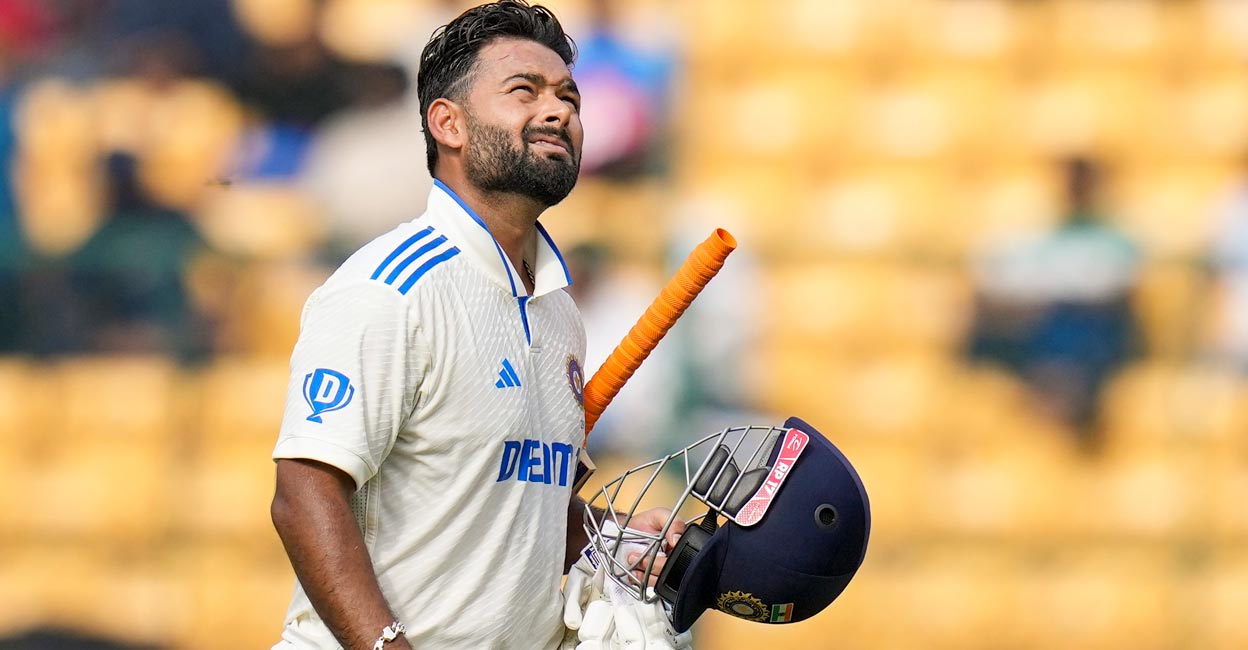 After IPL retention snub, Pant plays Test on T20 mode