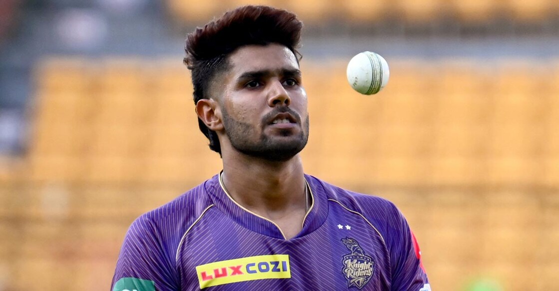 Harshit Rana could make his Test debut at the Wankhede. File photo: AFP/Idrees Mohammed