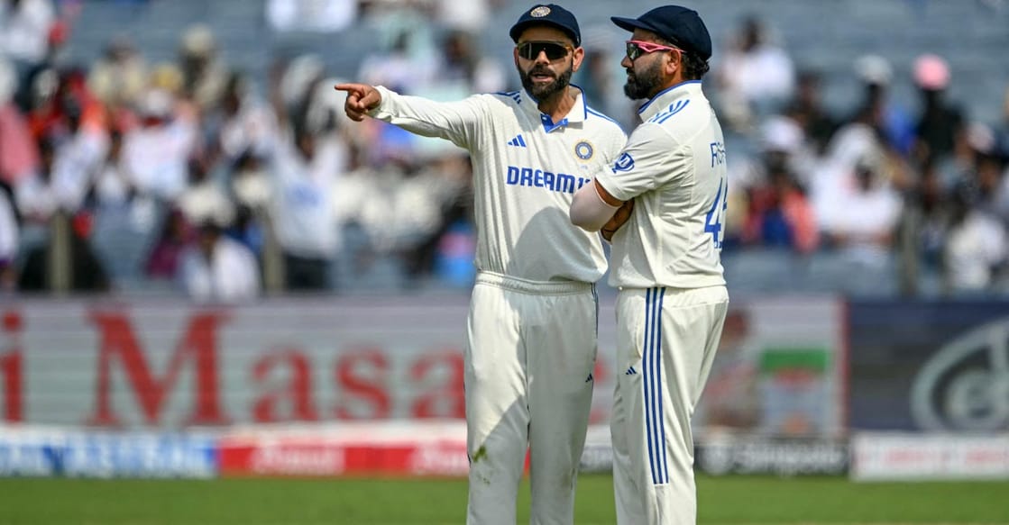 Kohli and Rohit The next couple of months might determine whether Kohli and Rohit can extend their Test careers. File photo: AFP/Punit Paranjpe