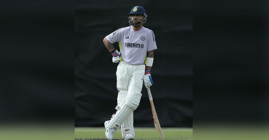 virat-kohli-perth-practice-afp Virat Kohli prepares to bat during the internal practice match between India and India A at the WACA in Perth on November 15, 2024. Photo: AFP/ David Woodley