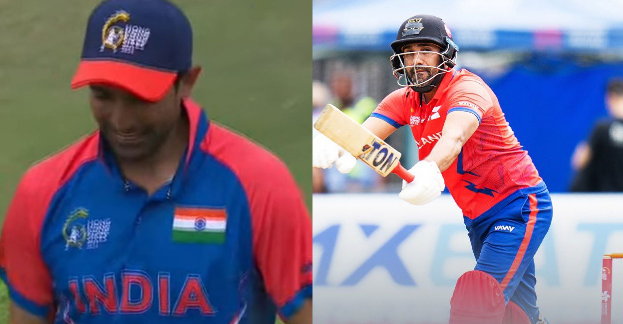 Robin Uthappa (left) and Ravi Bopara. Photo: X/@HongKongSixes