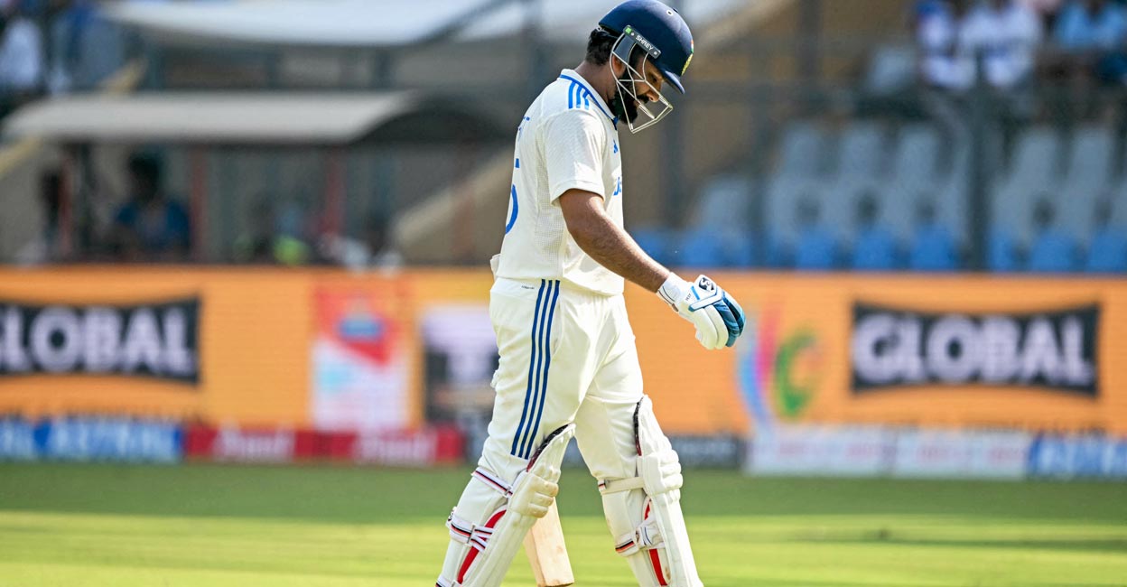 Rohit Sharma failed to get going in the home season. File photo: AFP/Indranil Mukherjee
