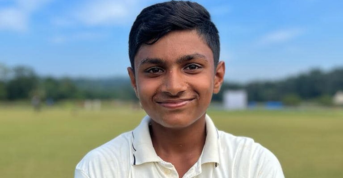 A file photo of Thomas Mathew, who scored an unbeaten 152 for Kerala. Photo: KCA