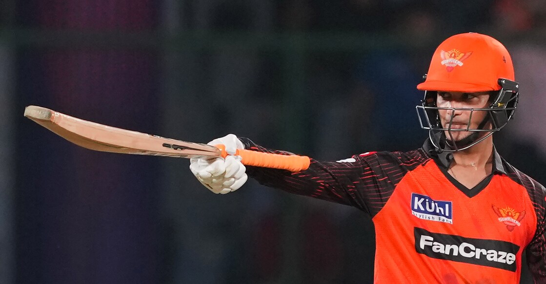 A file photo of Abhishek Sharma. Photo: PTI