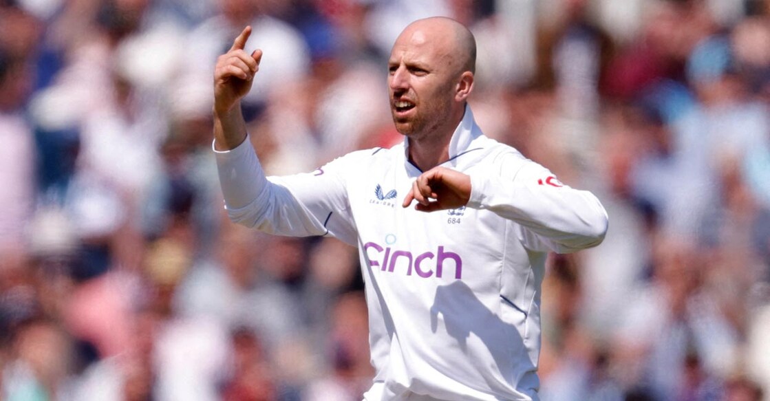 Leach hurt his knee twice while fielding during England's first Test victory in Hyderabad. File photo: Reuters/Andrew Couldridge