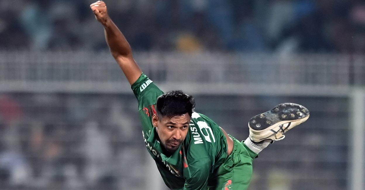 Mustafizur Rahman. File photo: IANS