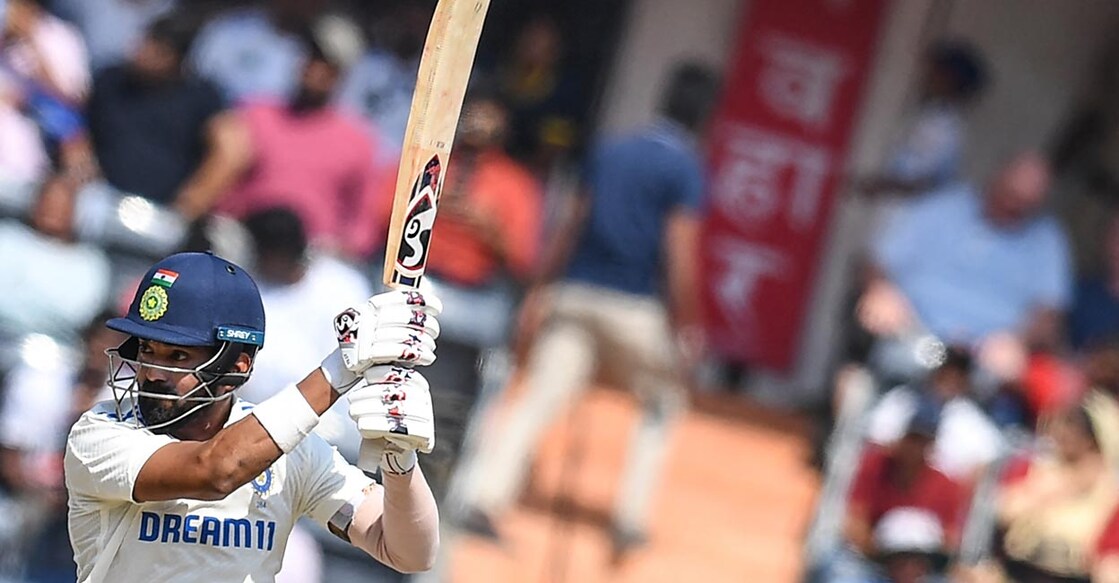 K L Rahul became unavailable after the series-opener in Hyderabad. File photo: AFP/Noah Seelam