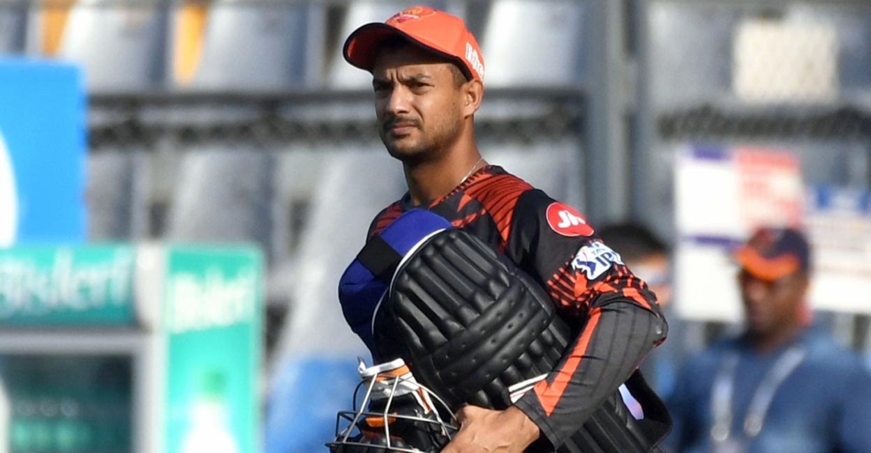 Mayank Agarwal. File photo: IANS