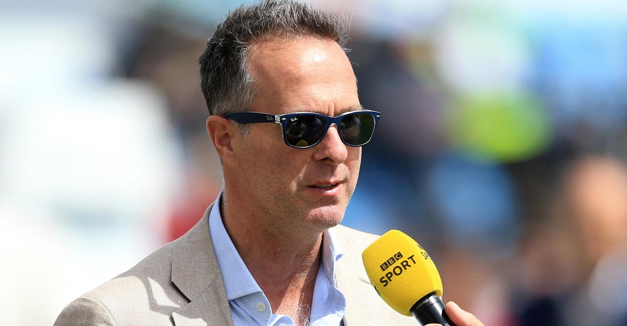 Former England captain Michael Vaughan. File photo: AFP/Lindsey Parnaby
