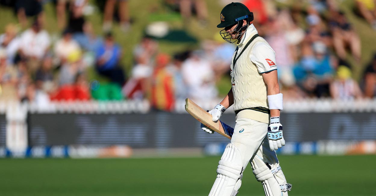 Steve Smith has come under scrutiny after managing just 51 runs over four innings in two Tests against New Zealand. File photo: AFP/Marty Melville