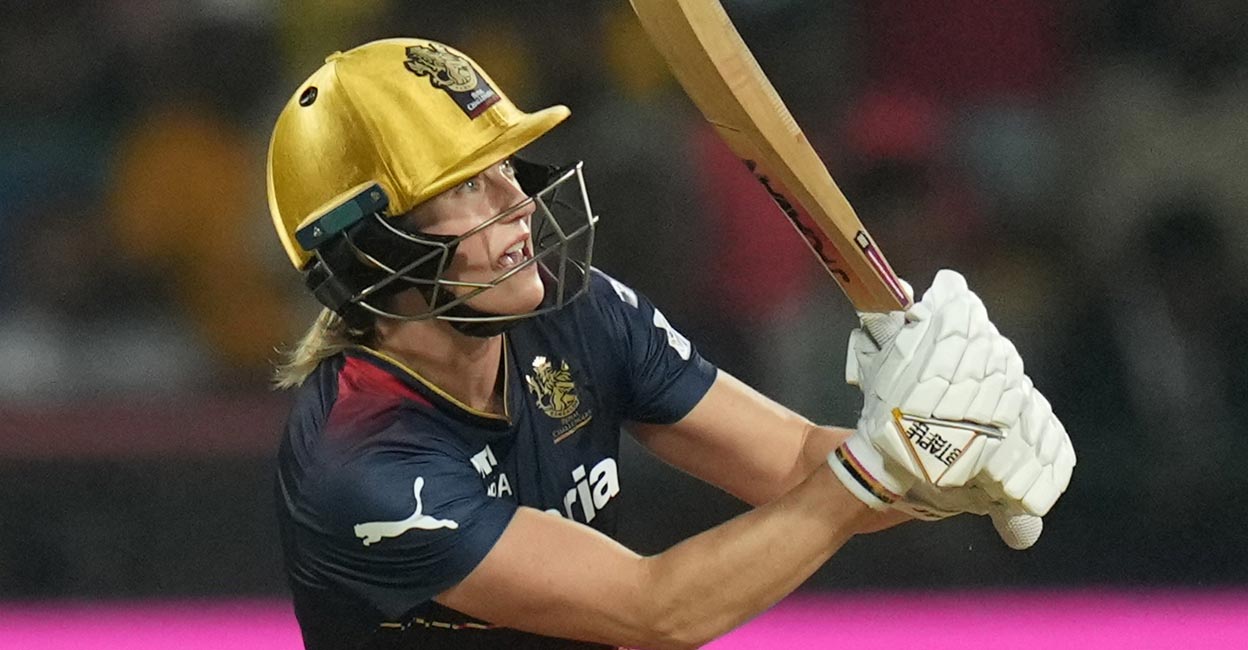 Perry scored 58 off 37 deliveries to help her team to a 23-run win over UP Warriorz. File photo: PTI/Shailendra Bhojak