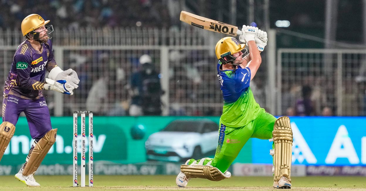 Will Jacks RCB's Will Jacks en route to a blistering fifty. Photo: PTI/Swapan Mahapatra